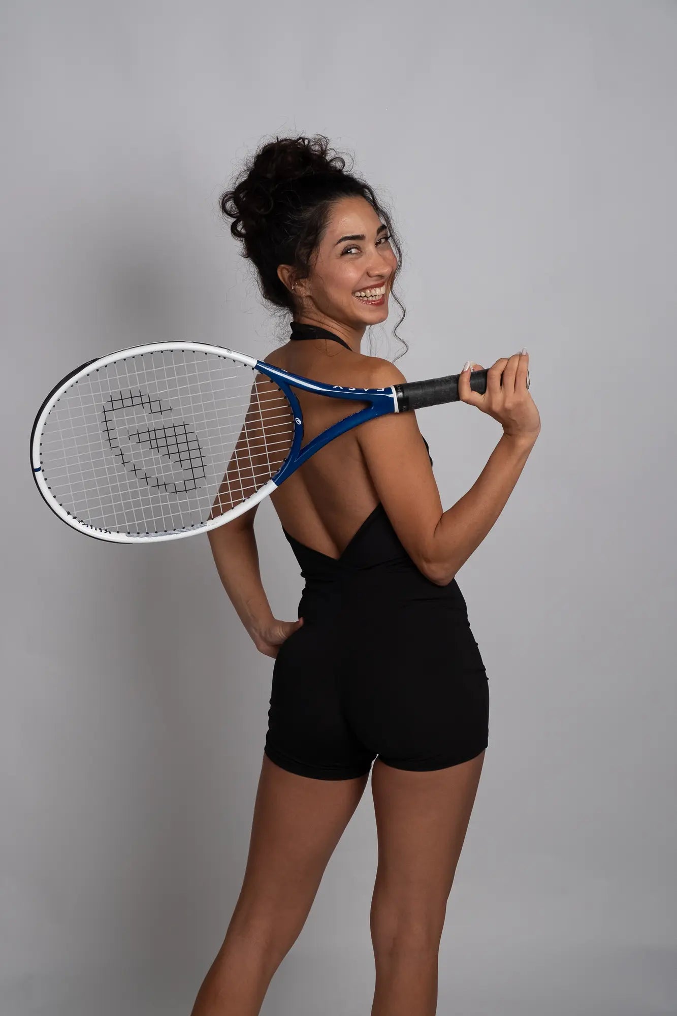 Kadın Siyah Tenis Tulumu | Umyfit